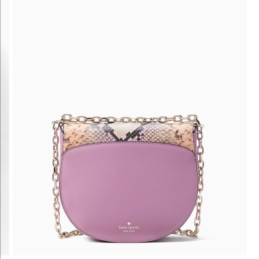 KATE SPADE Robyn exotic medium chain saddle bag - Picture 4 of 4